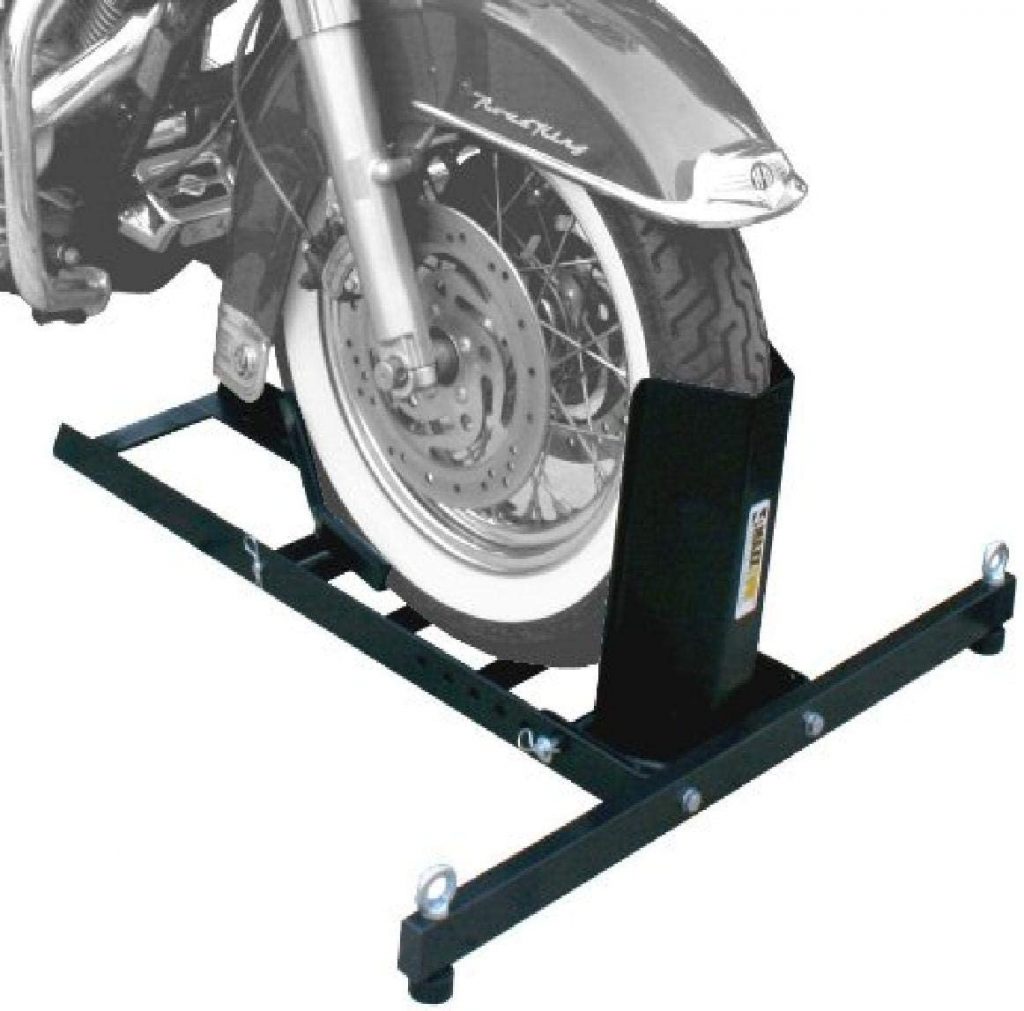 MaxxHaul 70271 Adjustable Motorcycle Wheel Chock Stand