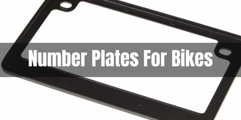 Top 5 Best Number Plates For Bikes