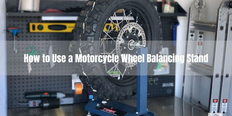 ￼How to Use a Motorcycle Wheel Balancing Stand