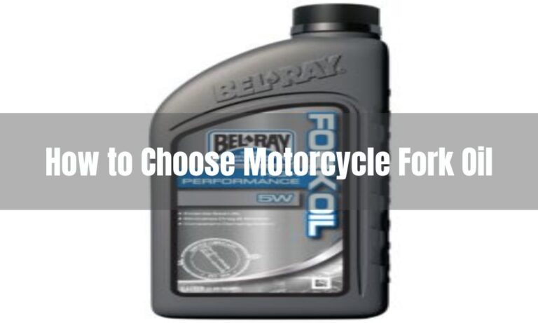 ￼How to Choose Motorcycle Fork Oil