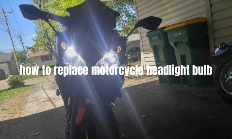 ￼how to replace motorcycle headlight bulb