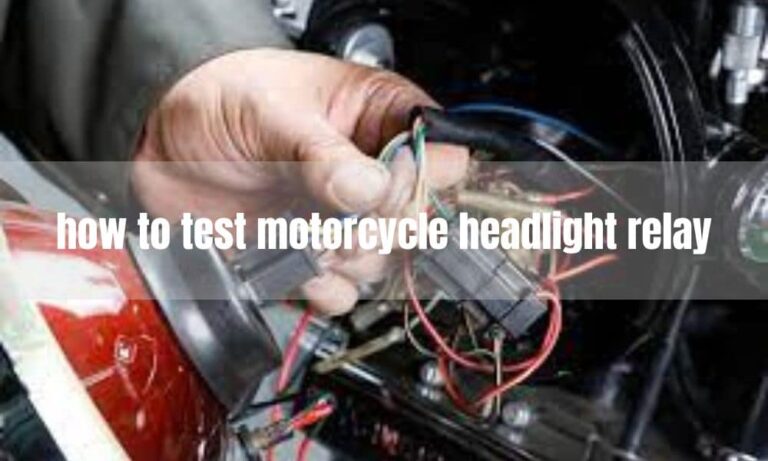 how to test motorcycle headlight relay