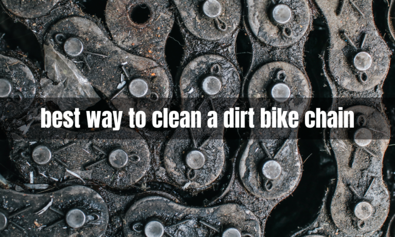 best way to clean a dirt bike chain