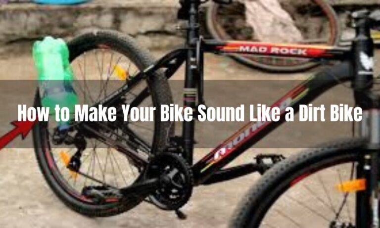 How to Make Your Bike Sound Like a Dirt Bike