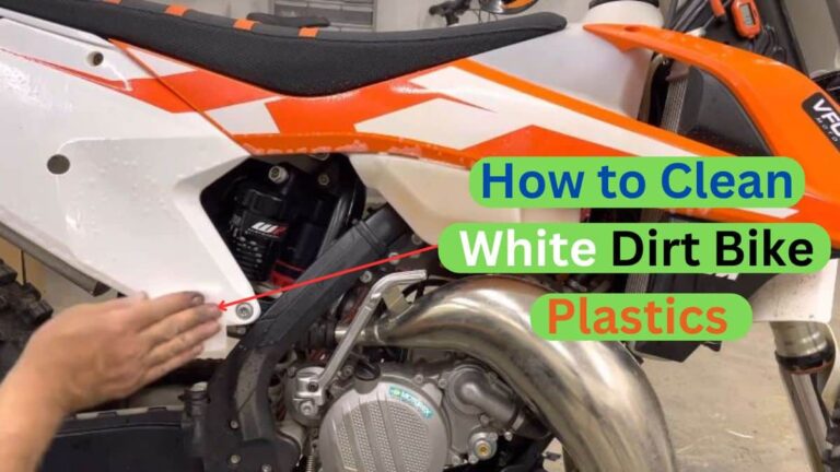 How to Clean White Dirt Bike Plastics